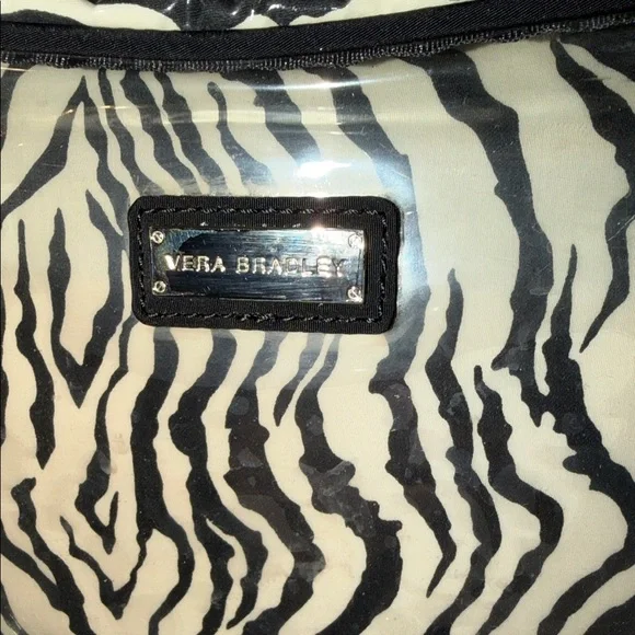 Vera Bradley Black Quilted Cosmetic Bag - Picture 2 of 3